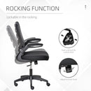 Black Mesh Office Chair with Lumbar Support & Adjustable Height