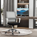 Black Ergonomic Mesh Office Chair with Adjustable Height Armrest
