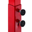 Adjustable Portable Basketball Hoop Set - Black, 2.1-2.6m Height, Wheels