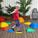 River Stone Balance Course Set for Kids - 11 Pieces, Indoor/Outdoor, Stackable
