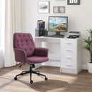 Purple Spandex Office Chair with Adjustable Height and Armrest