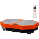 Orange & Grey Vibration Plate with Remote Control and Resistance Bands