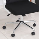 Black Mesh Swivel Office Chair with Folding Back