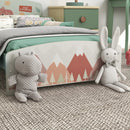 Green Toddler Bed Frame for Ages 3-6 Years