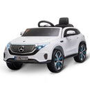White 12V Kids Electric Ride On Car with Remote Control - Music, Lights, Bluetooth