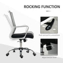 Black Ergonomic Mesh Office Chair with Adjustable Height Armrest