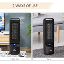 Black Ceramic Fan Space Heater with Remote Control