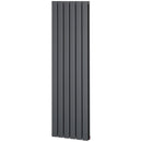 Grey Vertical Designer Radiator - 460 x 1600 mm Double Panel Water Heater
