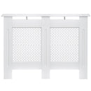 White Wooden Radiator Cover - Modern Home Furniture (Medium)