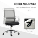 Black Ergonomic Mesh Office Chair with Adjustable Height Armrest