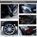Black Mercedes Benz GLA 6V Kids Electric Ride On Car with Remote Control