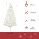 5ft White Fiber Optic LED Christmas Tree - Holiday Home Xmas Decor