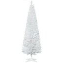 6ft White Pencil Slim Artificial Christmas Tree with Realistic Branches