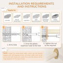 Oak Cat Climbing Shelf Set - 5PCs Wall Mounted Cats Shelves