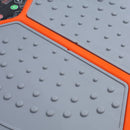 Orange & Grey Vibration Plate with Remote Control and Resistance Bands