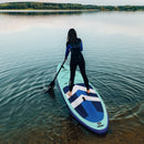 10.5' Inflatable Stand Up Paddle Board Set with Kayak Seat - Blue