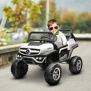 White Kids Electric Ride-On Mercedes Unimog Car with Remote Control