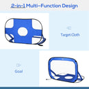 Blue Pop-Up Football Target Goal Set - 2 Pack