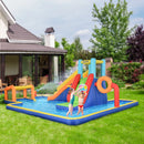 6-in-1 Kids Inflatable Play Center - Blue