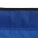 Blue 6-Seater Folding Steel Camping Bench with Cooler Bag