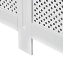 White Wooden Radiator Cover - Modern Home Furniture (Medium)