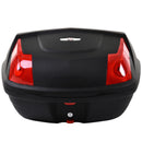 48L Motorcycle Trunk Storage Box - Black