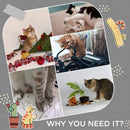 Grey Cat Tree Tower with Scratching Posts and Bed