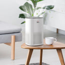 White & Black Bedroom Air Purifier with 3-Stage Filtration System