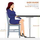 Grey Slat Back Dining Chairs Set of 4, Pine Wood Kitchen Chairs