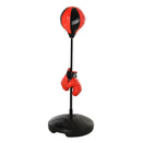 Kids Height Adjustable Boxing Punch Ball Set - Blue - 360° Rebound Spring - Ф38x78-120cm