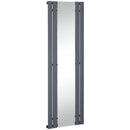Grey 180 x 60cm Mirror Space Heater for Home - Quick Warm-up Radiator
