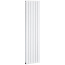 White Vertical Designer Radiator - 456 x 1800 mm Double Panel Wall Heater