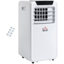 Portable 10000 BTU Air Conditioner - White, 3-in-1 Unit with Remote Control