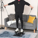 Compact Black Mini Stepper Exercise Machine - 45x42x21 cm