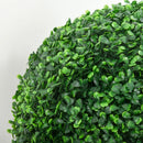 Set of 2 Green Artificial Boxwood Topiary Balls, 40cm - Indoor/Outdoor Hanging Decor