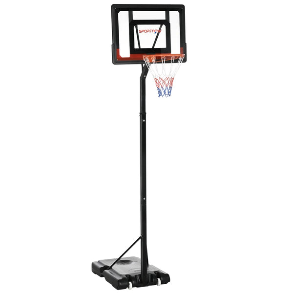 Adjustable Basketball Hoop Stand with Sturdy Backboard - Blue