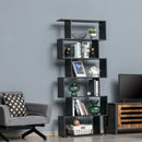 Black 6-Tier Shelving Unit