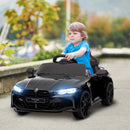 12V BMW M4 Licensed Kids Car - Black with Remote Control & LED Lights