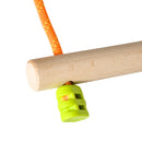 Kids 42.6 FT Obstacle Course Set with Monkey Bars and Swing - Blue