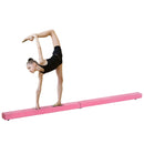 7FT Pink Folding Gymnastics Balance Beam for Home Training