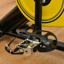 Yellow Exercise Bike with 6kg Flywheel, Adjustable Resistance, LCD Display