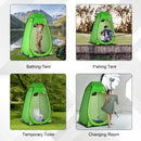 Green Pop Up Outdoor Privacy Tent with Removable Floor