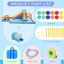 6-in-1 Kids Inflatable Play Center - Blue