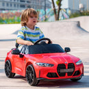 Red 12V BMW M4 Licensed Kids Car with Remote Control & Music