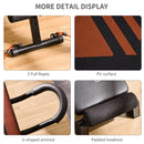 Adjustable Black Sit Up Bench with Headrest for Home Gym