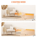 White Electric Convector Heater with 2 Heat Settings