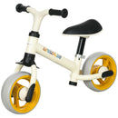 8" Orange Balance Bike for Kids with Adjustable Seat and EVA Wheels