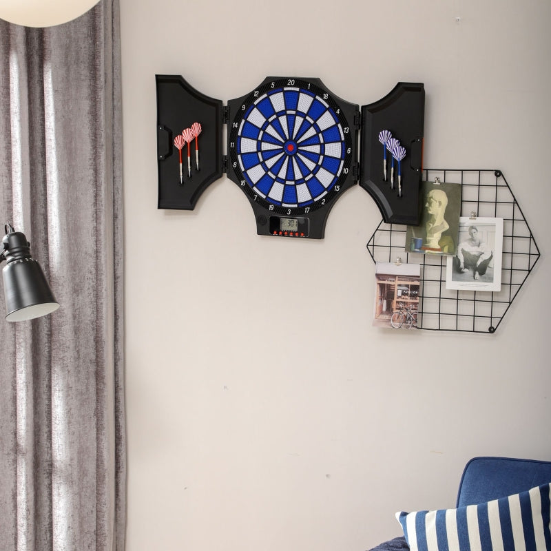 Electronic Dartboard Set - 31 Games, 8 Players - Red