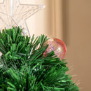 2FT Pre-lit Multicoloured Fibre Optic Christmas Tree with LED Lights - Green