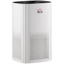 White & Black Bedroom Air Purifier with 3-Stage Filtration System